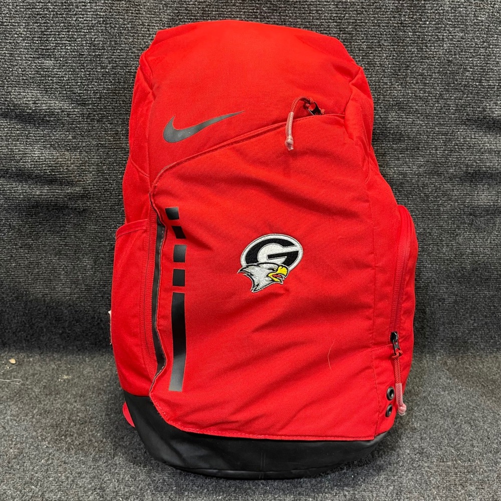 Nike DX9786-657 Hoops Elite Pro 32L Red/BLK Gray Collegiate Basketball Backpack